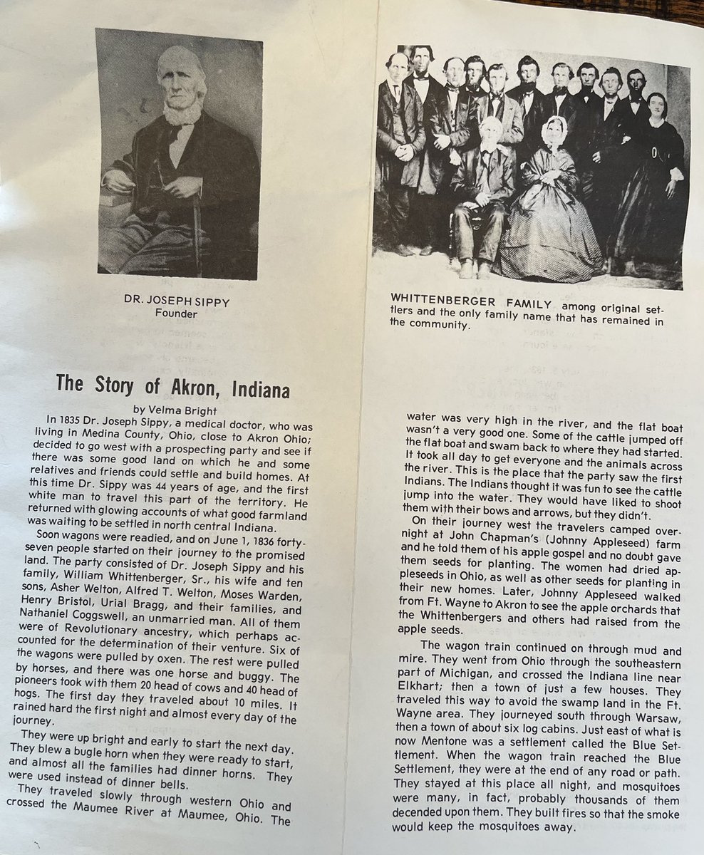TildenGeiger's tweet photo. Enjoy the history of Akron! Grateful these settlers chose this place - This Is The Place!
#smalltownmagic https://t.co/OV4LOtWUhA