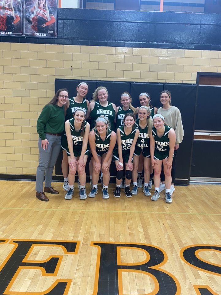 SO PROUD OF OUR GIRLS!! First District win, the road continues on Tuesday the 1st at Webster.