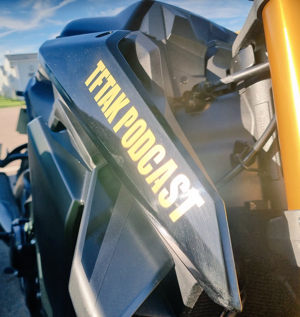 Tftakpodcast's tweet photo. It's a gold kinda weekend guys. Thanks so much to everyone for pushing this podcast to the heights it has achieved!!!! #podcast #podcastgoals #poscaster #comedy #funny #gold #motorcycle #motorbike https://t.co/Sddst7KJBZ