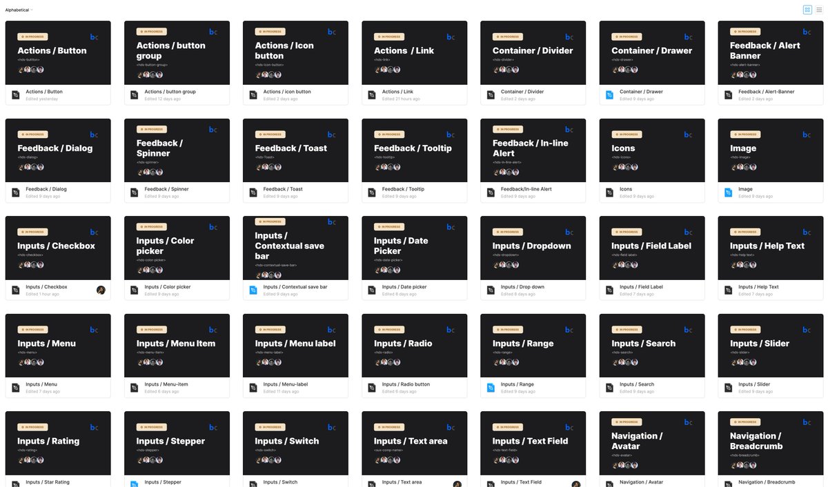 EstherCheran's tweet photo. When I started building the Headless #DesignSystem I decided to move to a single @figma file per component.

I'm really happy I made this decision, but I'm curious what your experience/opinion is on this topic! How do you organise your library?

My reasoning in the thread... 🧵 https://t.co/2LKXr5G15v