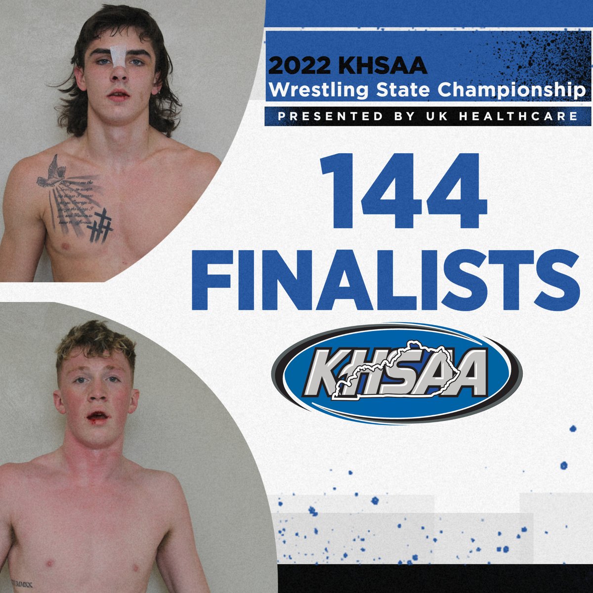 The 2022 #KHSAAWrestling State Championship 144 Finalists -Gavin Andreoni vs. Reece Goss