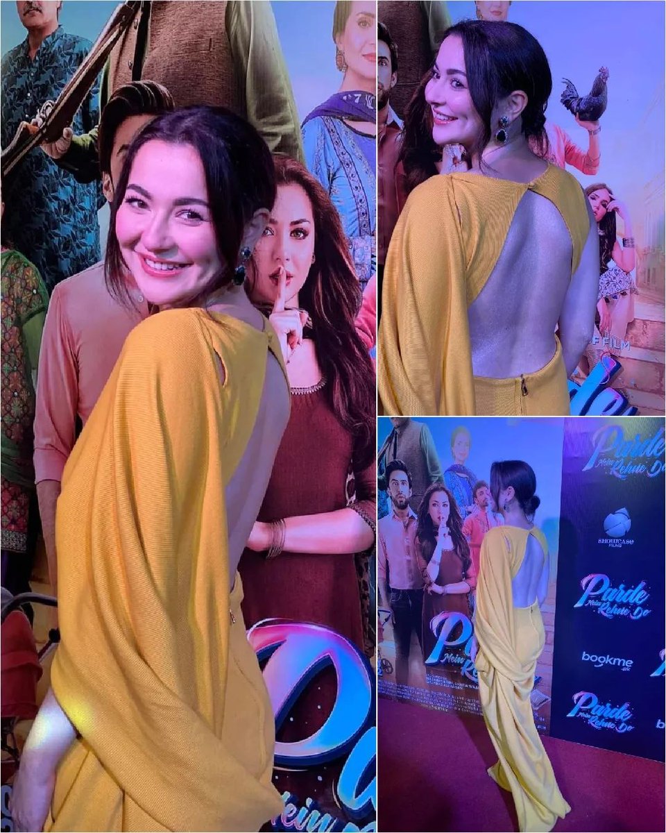 Dimple girl #HaniaAmir last night at the trailer and music launch of her film #PardeMeinRehnedo ❤