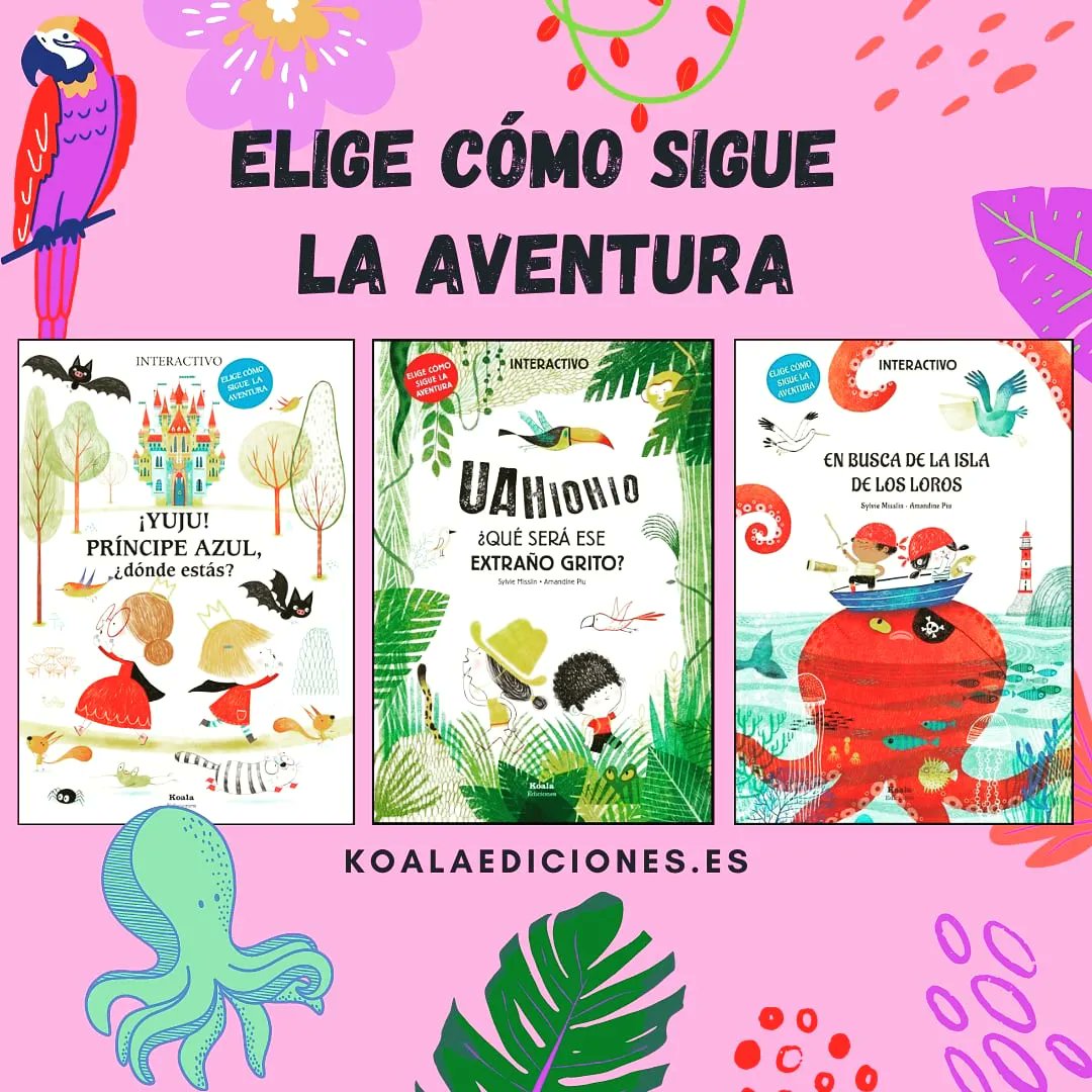 koalaediciones's tweet photo. Cuentos en el que tú eres el protagonista y decides cómo seguir la historia.
#librosinfantiles #cuentointeractivo #hoyleemos #cuentosdivertidos #lij https://t.co/bNbDxq0d9L