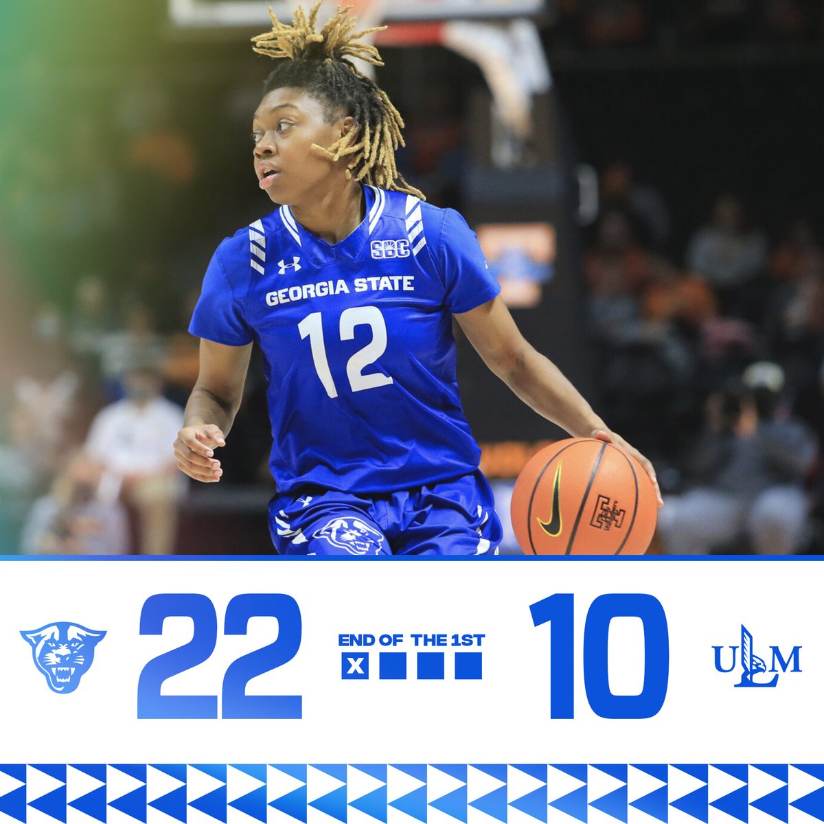 Panthers shot 56% in the 1st quarter, led by Tehya Lyons with 9 points!

#OurCity | #FamilyByCHOICES
