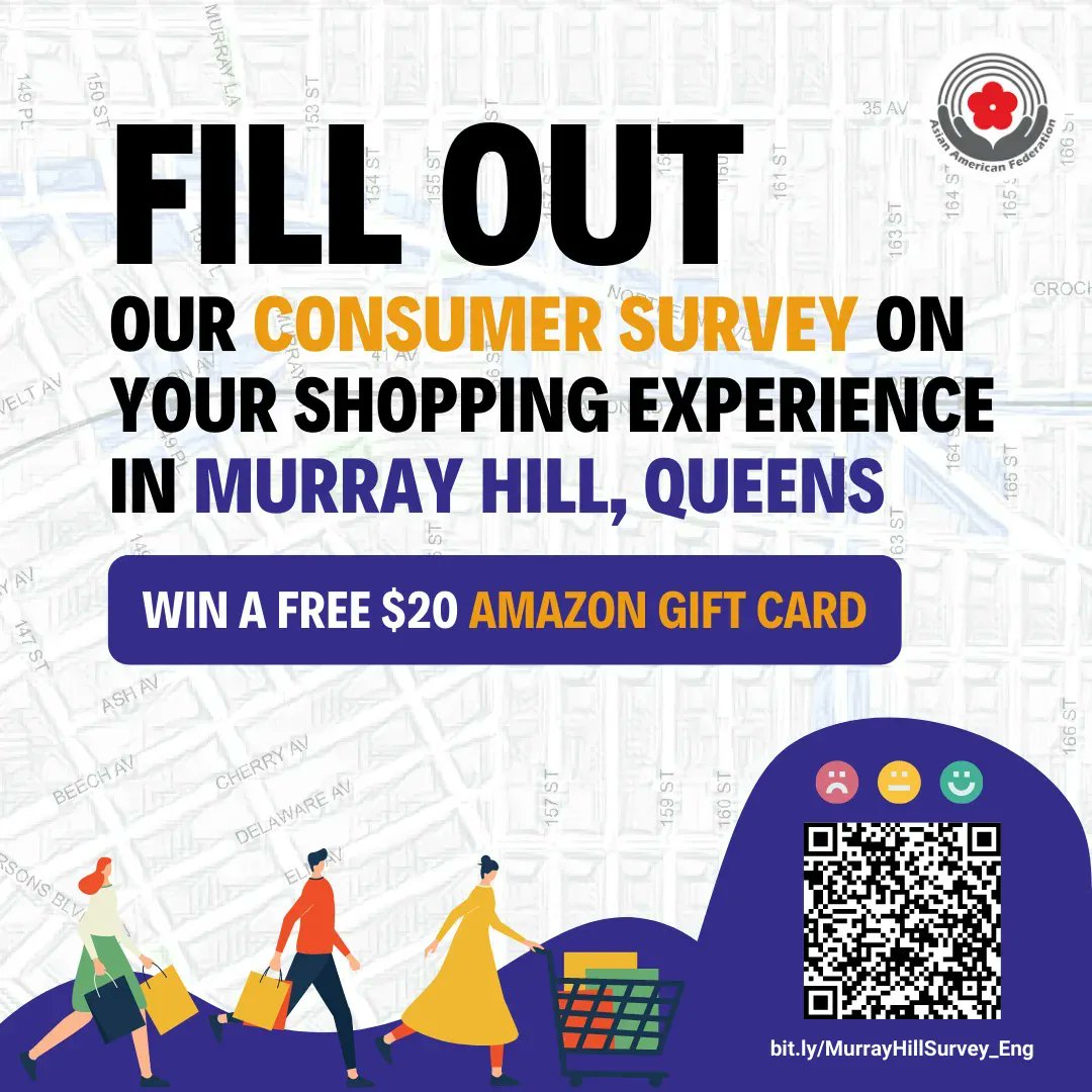 Asian American Federation On Twitter: What Brings You To Murray Hill,  Queens? We Want To Know How You Eat, Shop And Play In Our Neighborhood!  Fill Out Our Consumer Survey Before March