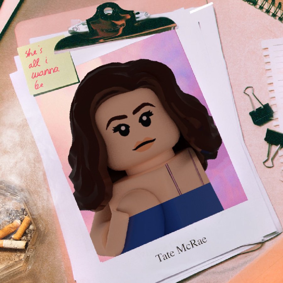 xstudios3000's tweet photo. "she's all i wanna be" by @tatemcrae in lego 

#tatemcrae #lego https://t.co/rn8m0LVemH