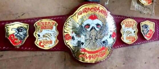 wheniescape's tweet photo. My art partner and I had the pleasure of working on this custom title design for @AEW 's @LanceHoyt
#lancearcher #aew #allelitewrestling #prowrestling #indywrestling #aewontnt #aewrampage #murderhawk #customtitle #customchampionship #jakethesnakeroberts https://t.co/3e92byBtgl