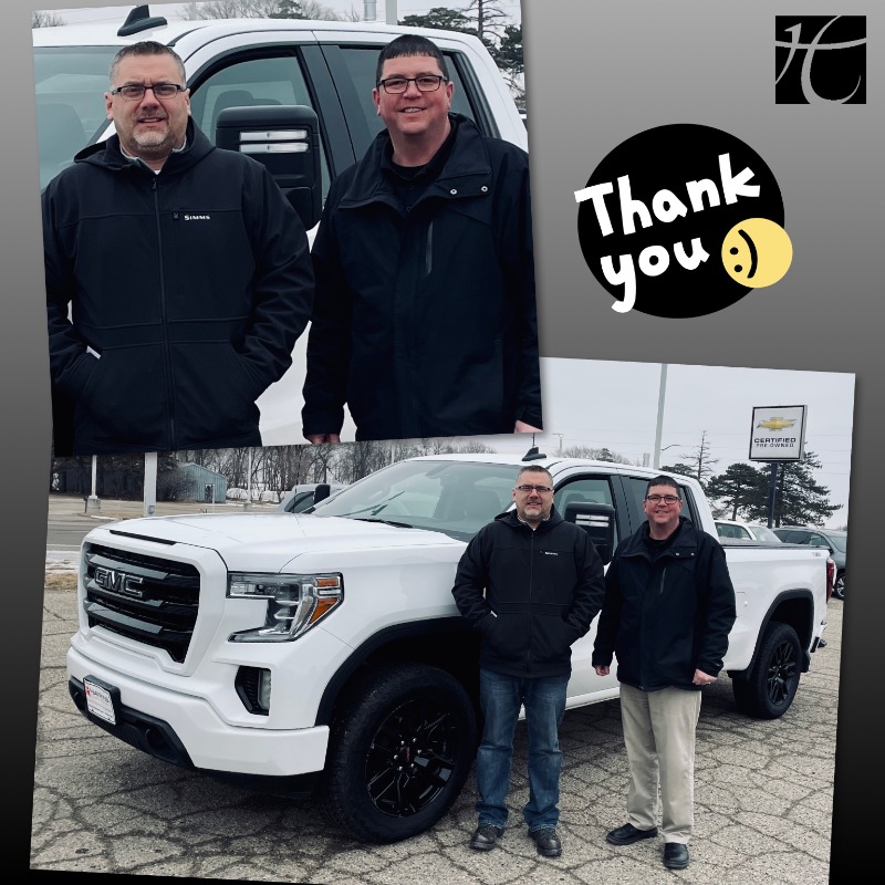 Thanks to Adam Breitbarth of Hutchinson for your trust in Troy Sunken and the staff at Hawkins Chevrolet. We appreciate your business.