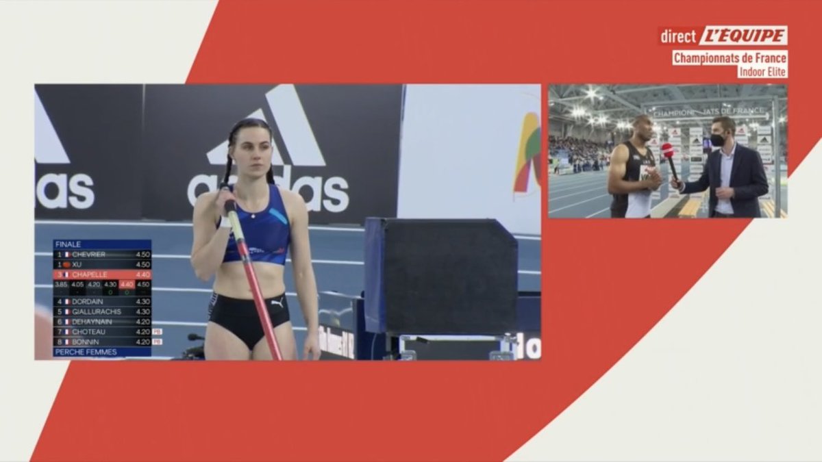 REMS_NADEUGE's tweet image. Les « France » indoor en direct sur @lachainelequipe 🔥🇫🇷 #lequipeATHLE