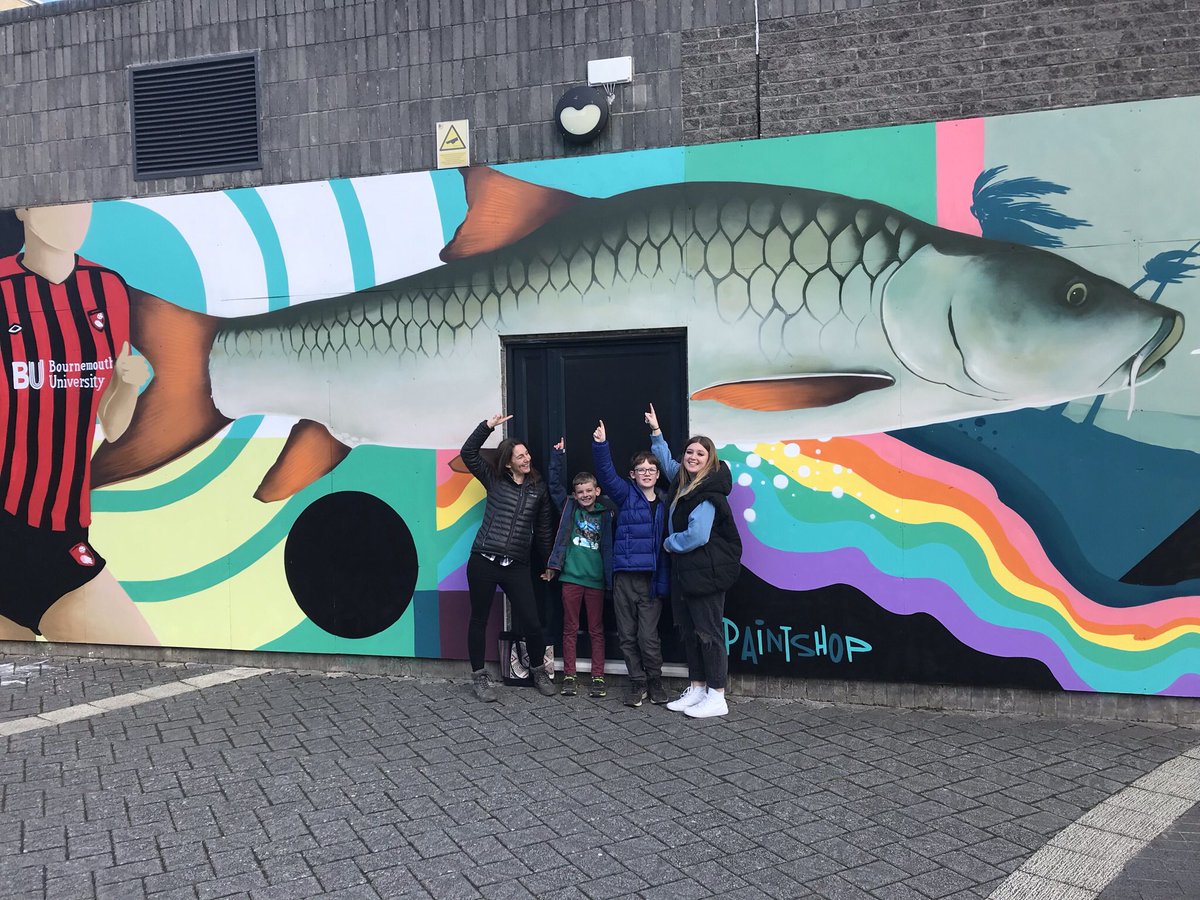 Proud day today😊. Took the family to see this bournemouth.ac.uk/why-bu/fusion/…. Nice job <a href="/paintshopstudio/">Paintshop | Studio & Gallery</a> <a href="/BU_Research/">Research @ Bournemouth University</a> <a href="/bu/">fskndflsdkmf</a> <a href="/bournemouthuni/">Bournemouth Uni</a> #mahseer #conservation @MahseerTrust <a href="/Shoal_Org/">SHOAL</a> <a href="/fishmigration/">World Fish Migration Day</a> @fishconserve