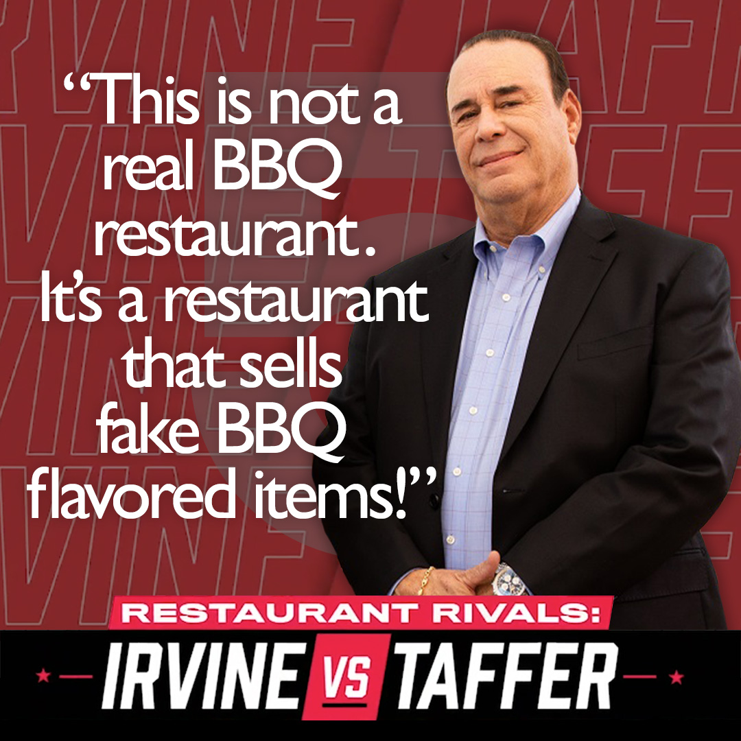 jontaffer's tweet photo. 5 DAYS until #RestaurantRivals with @RobertIrvine. Stream it on @discoveryplus March 3. Tag your #teamtaffer crew in the comments. https://t.co/sOiNCOU3WE