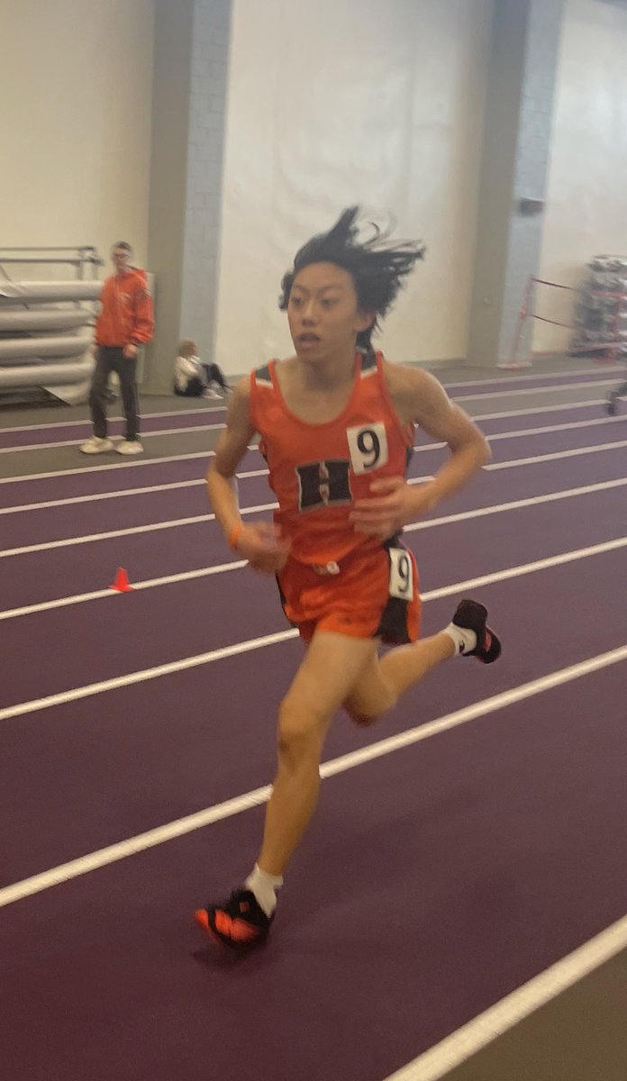 HerseyXC's tweet photo. Solid day at Hononegah for the Huskies! Huge personal bests for a lot of guys. Three Hersey indoor all-time top ten performances for Safford(32), Oiler(32) and Naughton(8)! Breakout race by freshman Choi in the 16! #GoGuskies #AllSmiles #FitIsFun https://t.co/115ej37Q1f