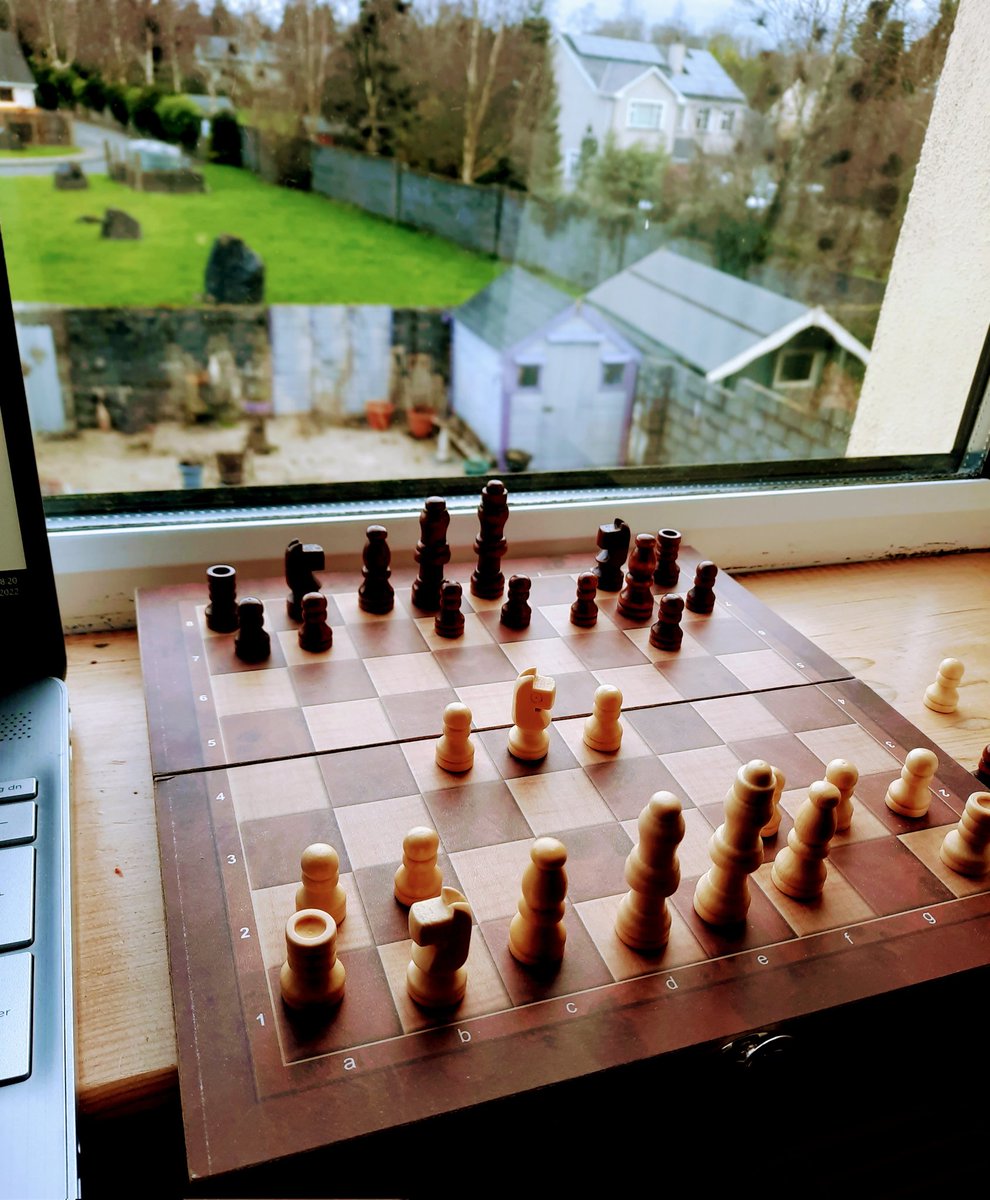 C_Feerick's tweet photo. Getting some practice in. #chesspunks #irishchess https://t.co/CBJOrmmF9g