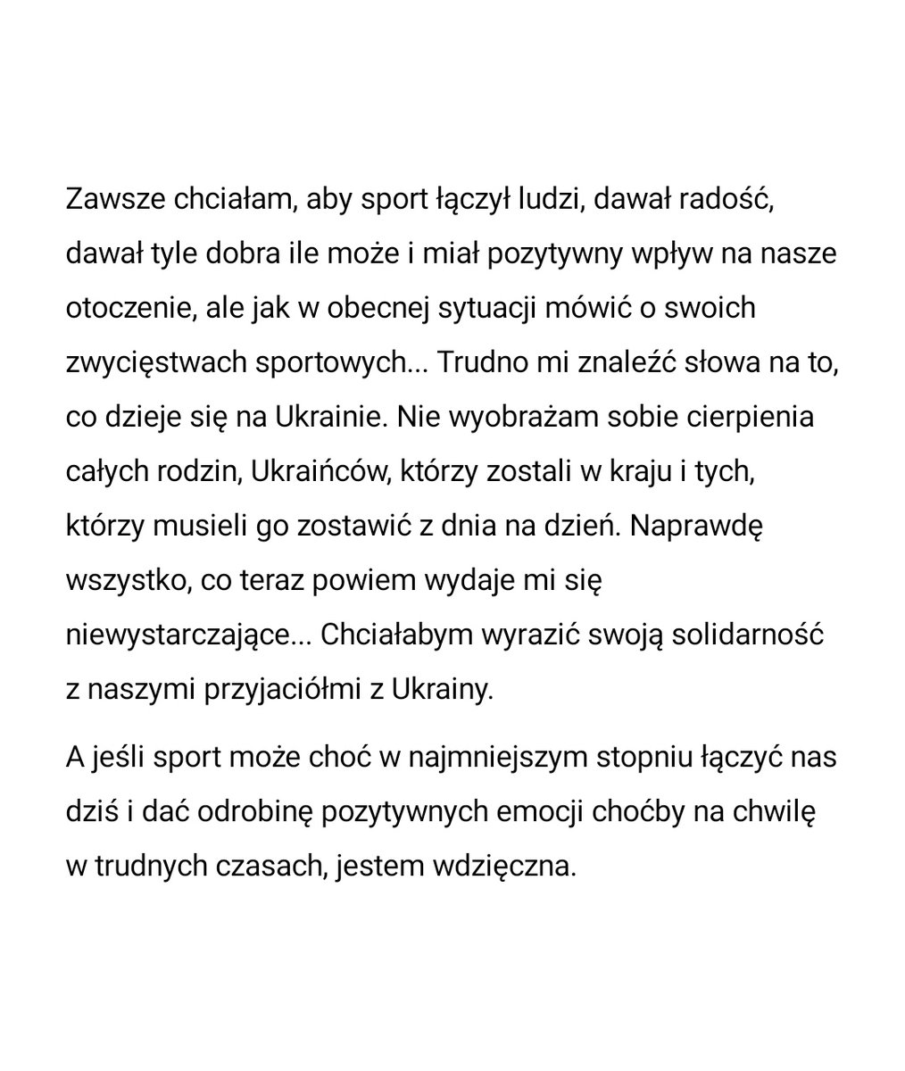 Iga Świątek tweet media
