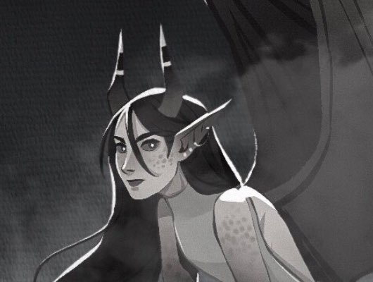 DraconicMind's tweet image. At first, she had been dragged along.
A threat to people so far removed from her own universe; she went begrudgingly, not expecting to care, only half-listening as Imprudent caught her up to speed.

But the situation ended up touching a nerve.

An alien — that's what he was. +