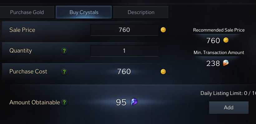 Hey <a href="/playlostark/">Lost Ark</a> we need the regionalization of prices in the ingame store. Without them, people who whale will completely dominate the market and gold in game. Just compare the price of crystals with gold in the SA server (due to people not buying crystals) with other servers.