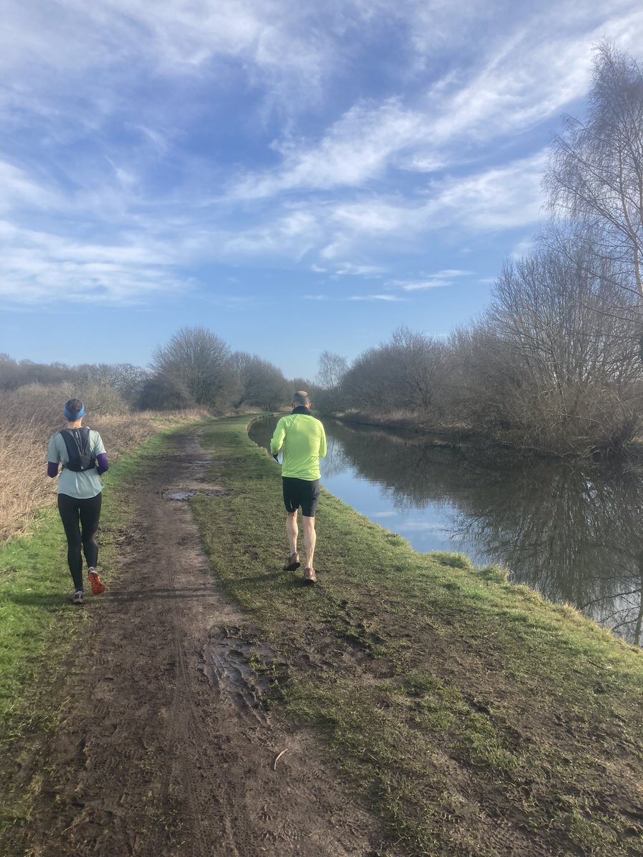 ZoeMerchantOT's tweet image. 28km today in our @Marathon_Mcr training. Gatley to @DunhamMasseyNT via @WythenshaweHosp &amp;amp; back again. My longest ever run &amp;amp; grateful to my @GatleyRunners pals for the ongoing support. 2 more weeks of mega long runs &amp;amp; then the tapering begins. #5weekstogo