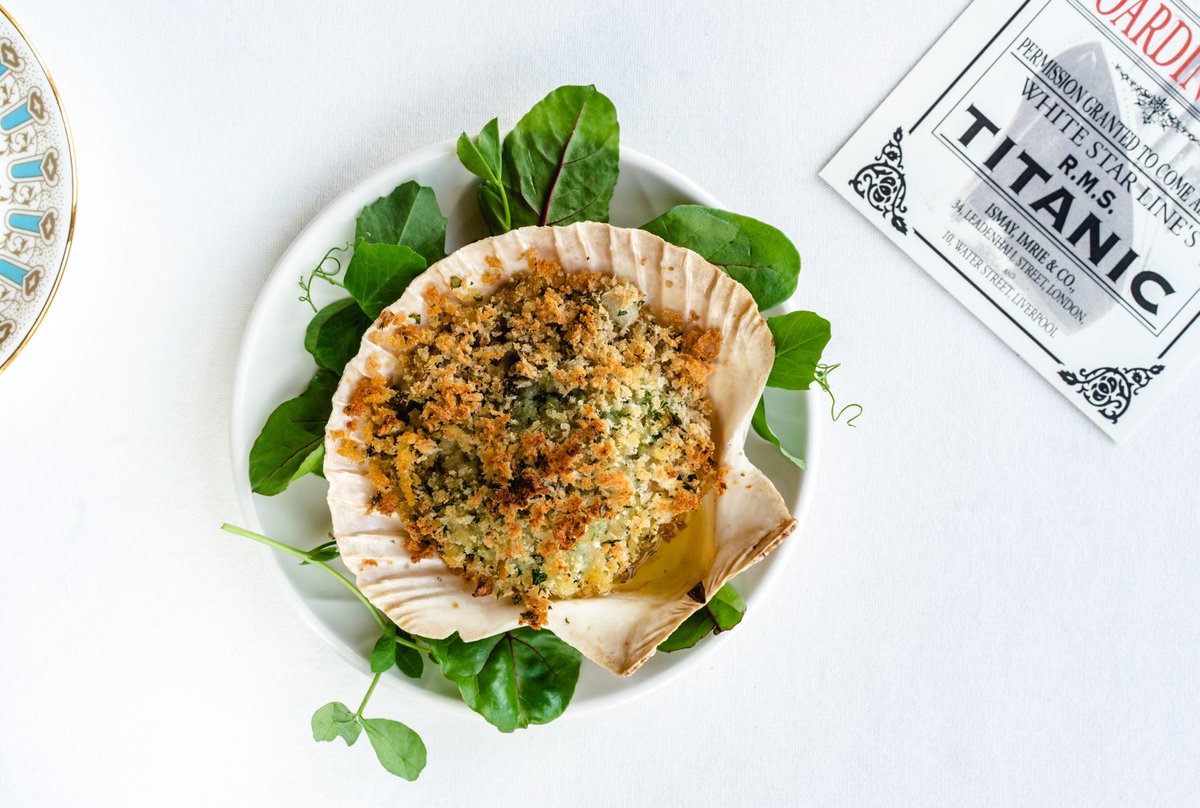 Baked Scallop #titanicmenu