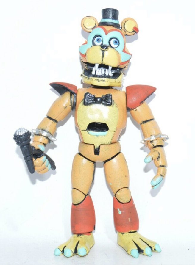 GLAMROCK FREDDY FIGURE 9 FNAF Five Nights At Freddy's SECURITY BREACH  MEXICAN