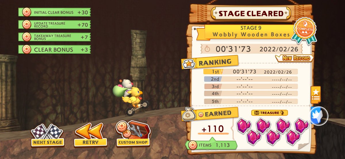 Clear STAGE9 in 00'31'73! 
Give it a try now! 
square-enix-games.com/chocobo-gp/en-…

#Chocobo GP Dash