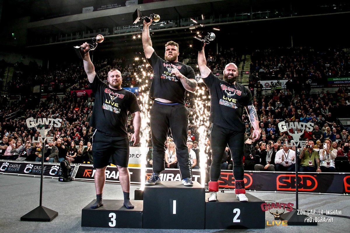 GiantsLiveWSM's tweet photo. Britain’s Strongest Man 2022 

🥇@stoltman_tom 
🥈@PaODwyer1 
🥉@AJBishe https://t.co/3lFi5N99uH