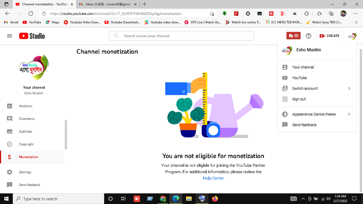rune_md's tweet photo. @TeamYouTube Dear YouTube Team My channel monetization has been disabled due to some issues. I was a new user of YouTube at the time so I didn't know much about the YouTube Guide so due to some mistake my channel monetization stopped. https://t.co/9LzEbXxFMx