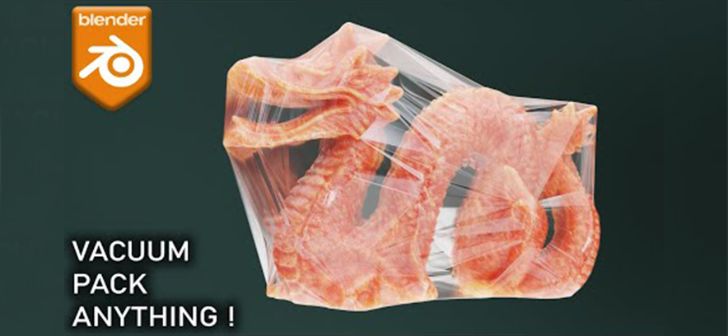 BlenderNation's tweet photo. Earlier today: How to Wrap ANYTHING in Plastic with Blender https://t.co/38gBJzaEZG #b3d https://t.co/efrUEI46MC