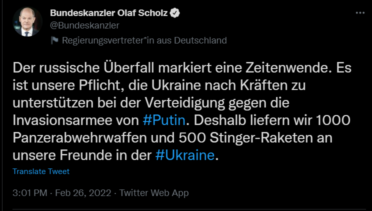 BriMundo22's tweet photo. Olaf Scholz a Alemanha.
Está enviando enviando 1000 misseis antitanques e 500 Stingers(misseis antiaereos).

#russia #ucrania #RussianUkrainewar #guerra Putin | Bolsonaro https://t.co/nH1Al05lfK