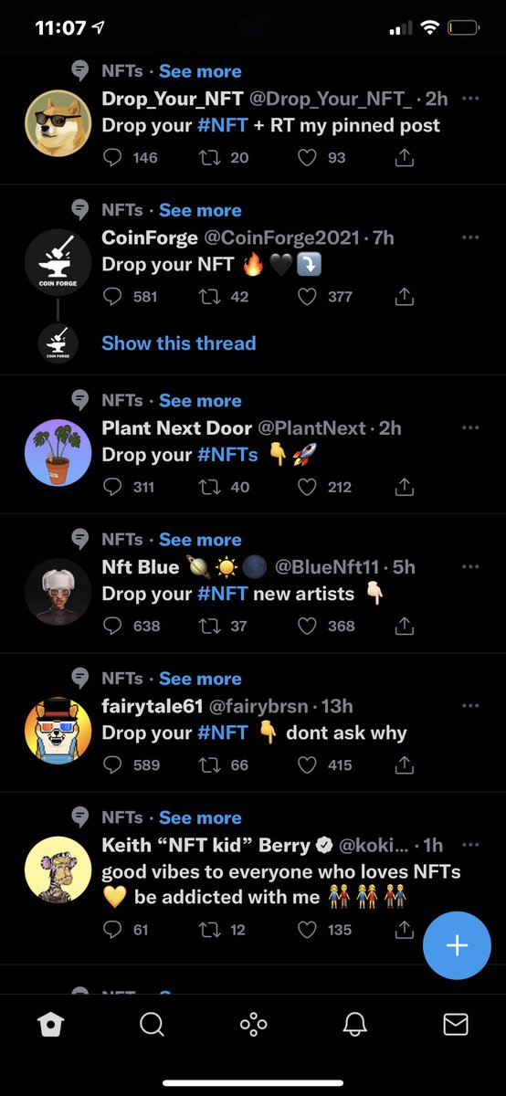 a_kszn's tweet photo. This is most of the crypto nft Twitter space atm 🥱🥱#NFT #cryptocurrency https://t.co/BVnsEuUbhz