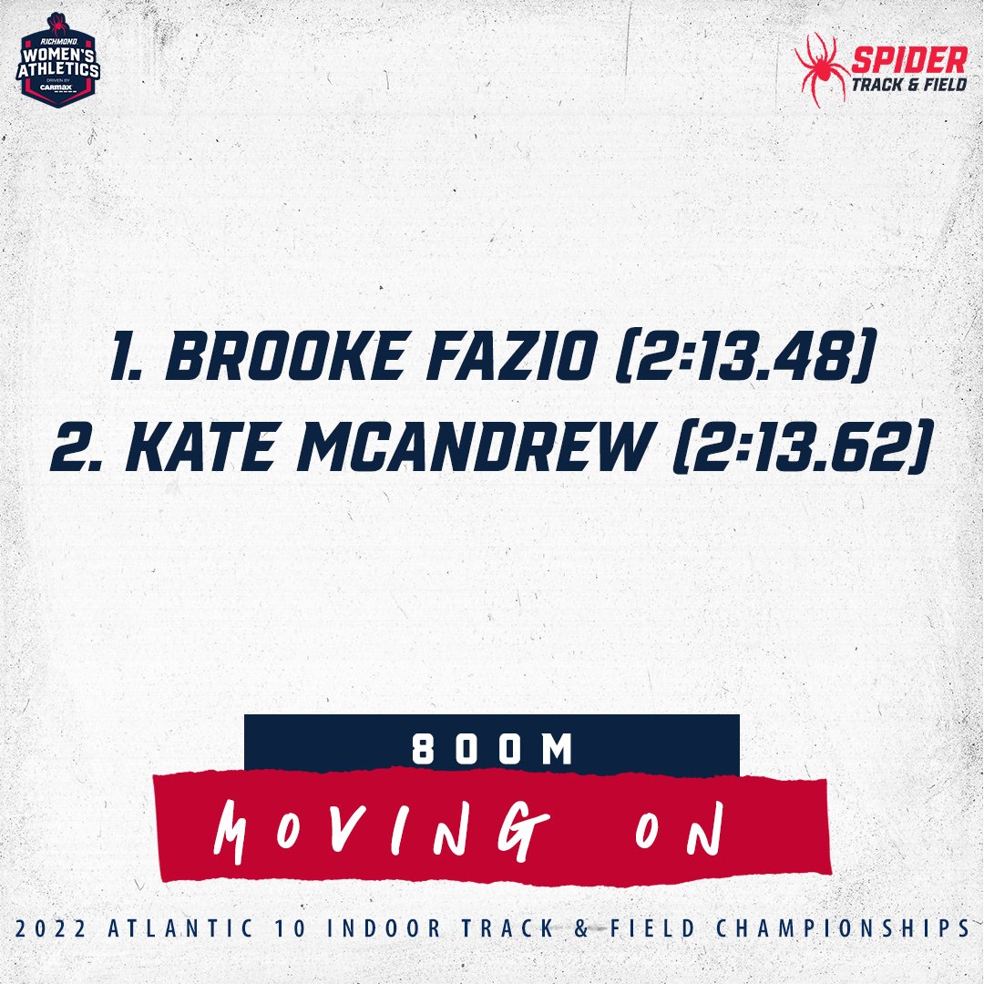 The Spiders have the times to beat headed into finals🔥

#OneRichmond