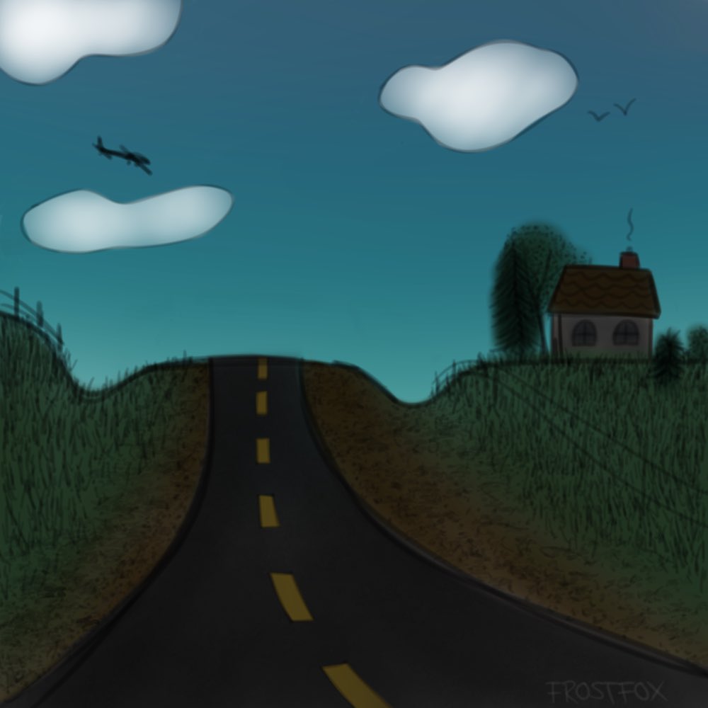 frostfoxarts's tweet photo. Daily doodle: one of those memories of a place that just sticks in your mind https://t.co/qI2rKF4iWp