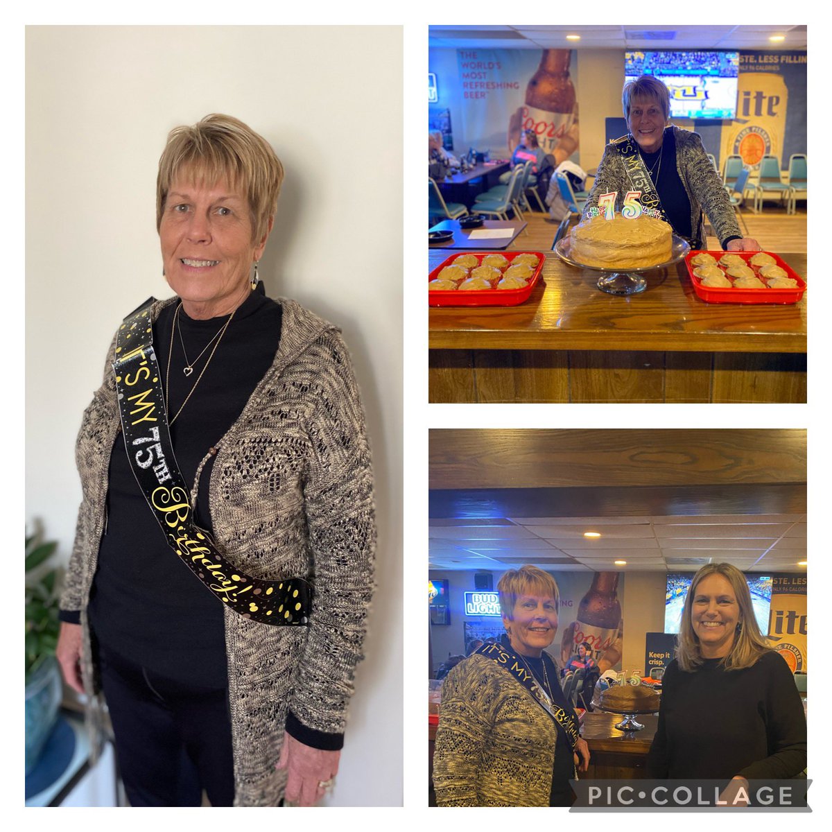 Happy Birthday Mom <a href="/MurrayTrudy/">trudy murray</a> Looking good at 75! ❤️