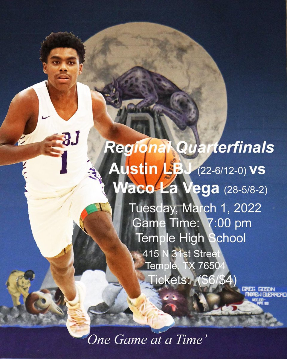 LBJSports's tweet photo. Looking forward to a good matchup vs Waco La Vega, Tuesday, March 1.  This is what we play for.  @AISDAthletics @MaxPreps @DCTBasketball @AlamoCityHoops1 @atx_hoops  @hoopinsider @Rickyprep @JeffJonesSports @aasdanny @vicjaymes @Coach_Fenner6 @JosephWelch87 @FlxAtx https://t.co/sID30ZZE6j