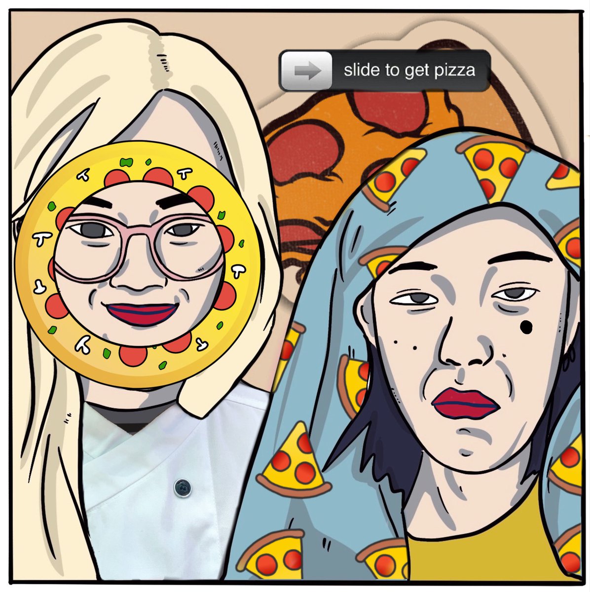 Creepyset1014's tweet photo. NFT《Wear A Smile #20》

https://t.co/IHnDgvAgsX

#NFTs #opensea #NFT #OpenSeaNFT #NFTcollection #NFTdrops #NFTartist 
 #FreeNFTs #NFTCommmunity #pizza 

“They always keep smiling to anyone.”
Only 0.099 eth
Thanks for collecting.🔥 https://t.co/C0N1JSuEEO