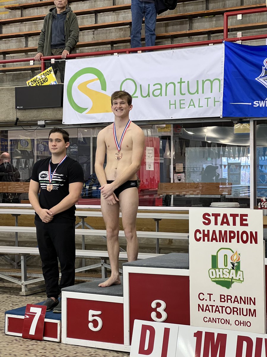 Congratulations to Anthony &amp; Holden on a great state championship meet this morning! Anthony 5th overall