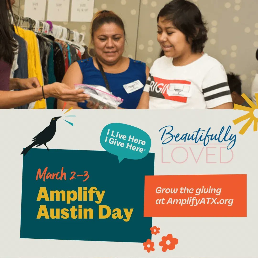 BeautifullyLFD's tweet photo. Our #amplifyaustin link is live and Beautifully Loved needs your help! Please stand with us as we stand by families in Austin experiencing and enduring childhood #cancer and illness. Learn about what we do and #donate to our mission at https://t.co/1mrTin3TAa #Austin #ATX https://t.co/eUW3K4FIT5