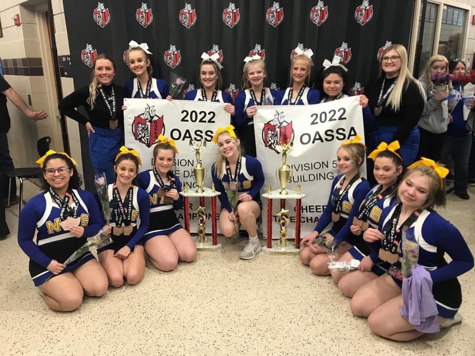 State Champs X2!!!!!! DV Building and DV Game Day Champs💙 so proud of this team and all their hard work over the months! #doubletrouble #statechamps #gameday <a href="/OhioPrincipals/">OASSA</a>