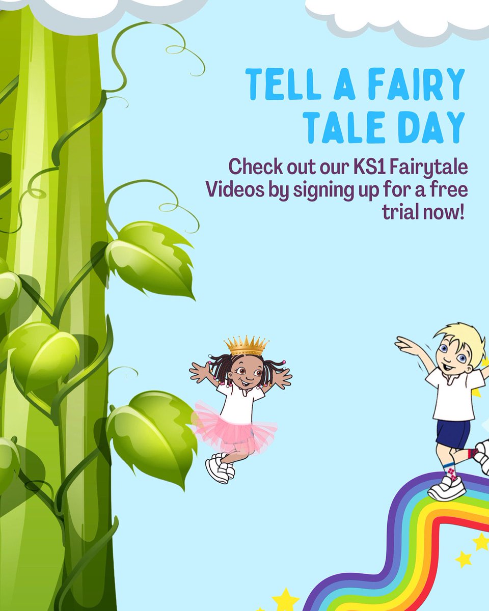 PrimPEplanning's tweet image. Today is Tell a Fairytale Day! Join the fun at PPP by signing up for a free trial to enjoy our NEW #Fairytale dance lesson plans! ☁️ 🌈 

primarypeplanning.com/lesson-plannin…