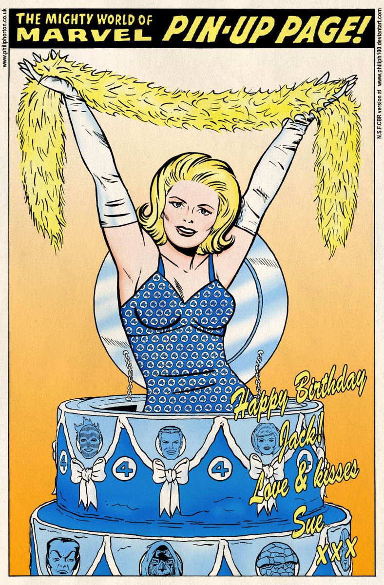Hoje é o aniversário da Maravilhosa Sue Storm, a Mulher-invisível!

Ela teve o nome inspirado por Susan Kirby, a filha de Jack Kirby
