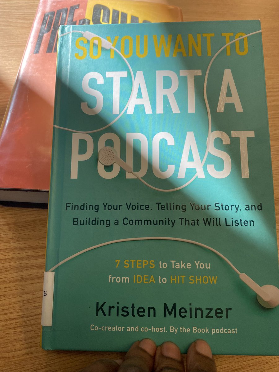 Great read for anyone interested in starting a podcast but has no idea how to. Easy 3 hour read but full of information you want to highlight and refer back too! #howtostartapodcast #kristenmeinzer
