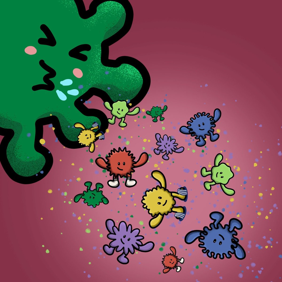 1/6
The most exciting social minting experiment in NFTs is coming on March 10th!

It is called viral minting, and it will be tested on <a href="/Achoo_NFT/">Achoo (はくしょん)</a> project.

So what's viral minting?

(keep reading to get to the super-spreader giveaway part 👀🦠)