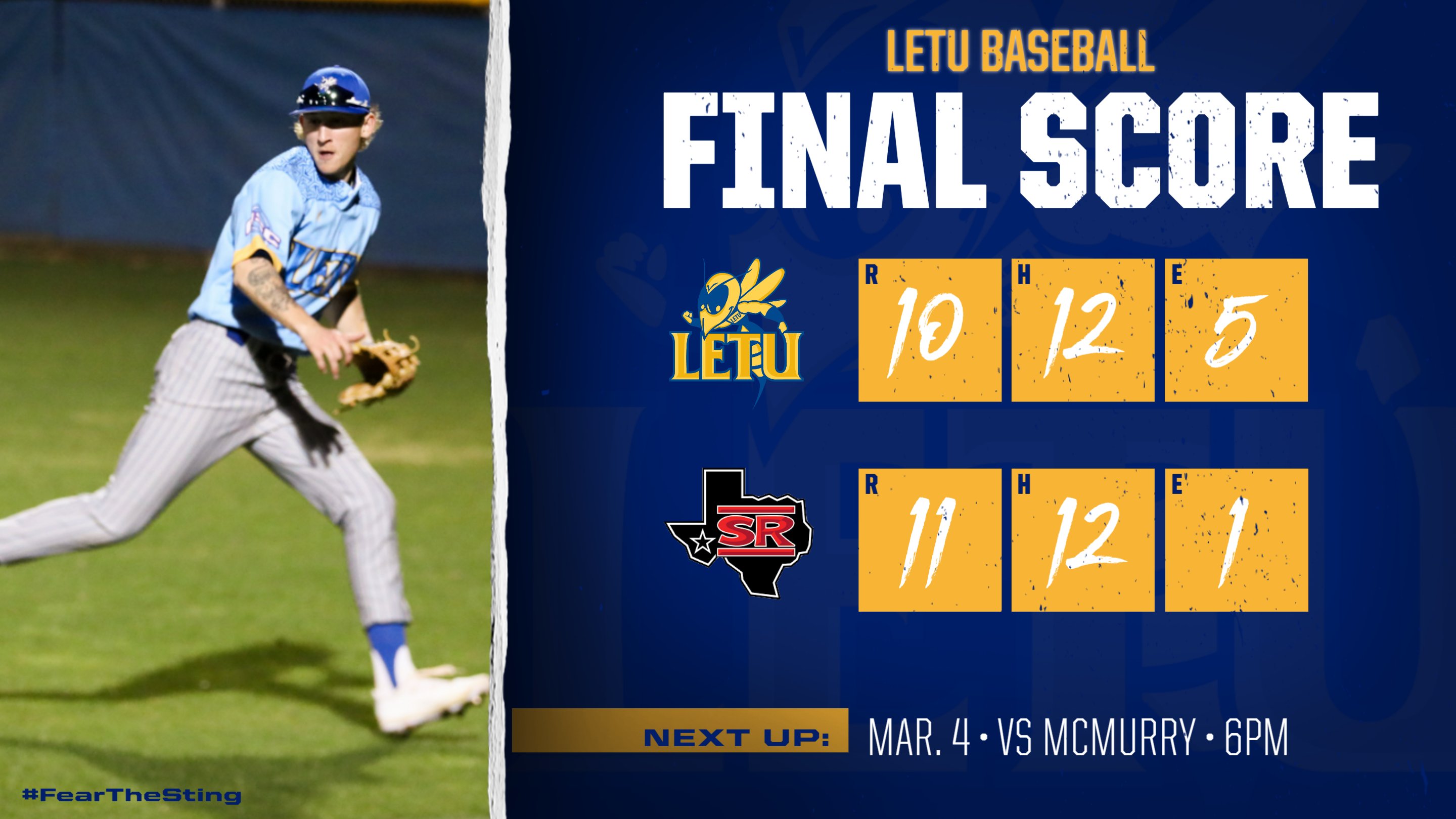 Letu Finals Schedule Fall 2022 Letu Baseball On Twitter: "Final @ Sul Ross - Game 3 Jones And Pfafman Both  Went 3-5 At The Plate With 2 Rbis And One Hr Wes Mckinley And Hunter Miller  Each