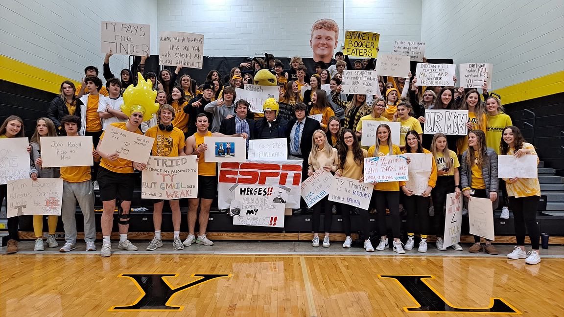 WHAT. A. YEAR. This team was special. First CHL Championship in 30 years, a 1,000 point scorer, and a 2-seed in the tournament. Congrats to <a href="/Coach_Holland/">James Holland</a> and the Men’s basketball team for repping Taylor all year long. There’s no better group of players and coaches to cheer for.