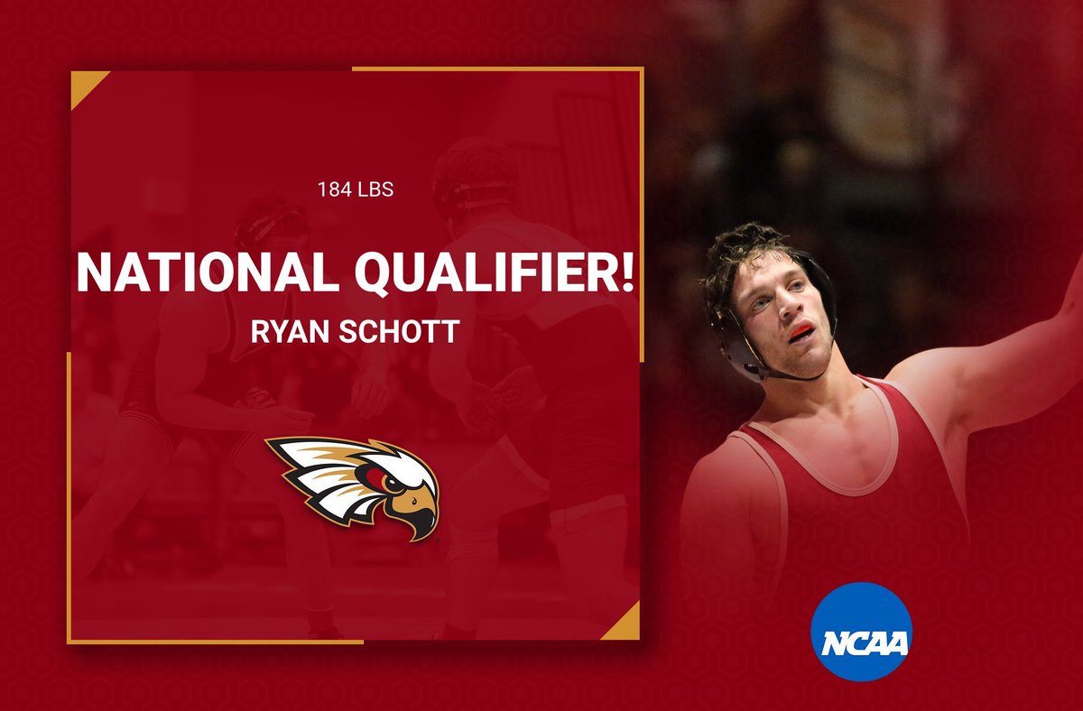 NATIONAL QUALIFIER! 

Ryan Schott (184 LBS) is the SIXTH qualifier for <a href="/KohawkWrestling/">Coe Wrestling</a> after picking up a victory in the third-place match! 

#KohawkNation