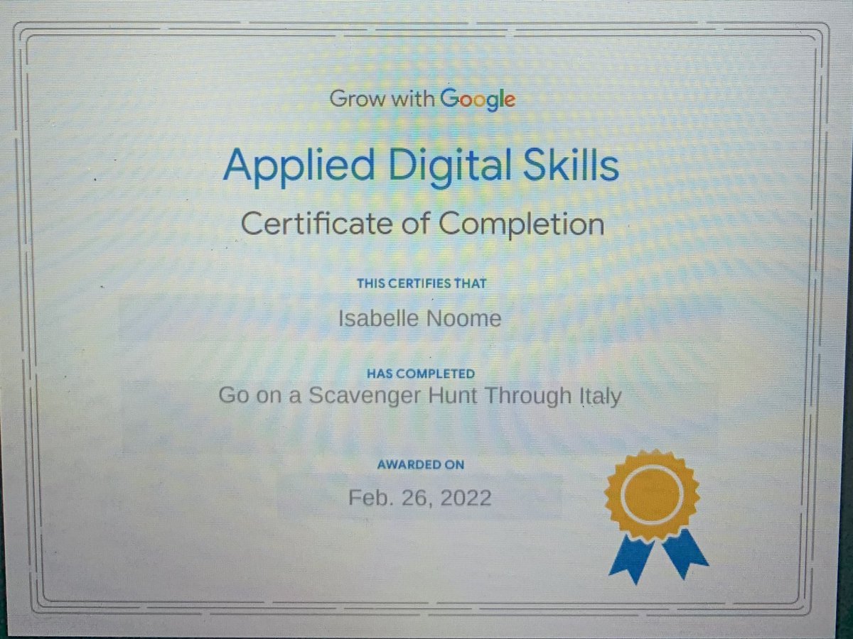 MsNoome's tweet photo. In my asynchronous session, I got to create like Kahlo, explore Italy, and grow my digital citizenship skills all from the comfort of my computer! #eci201 #ISTEstandards https://t.co/JH9L8zXtXW