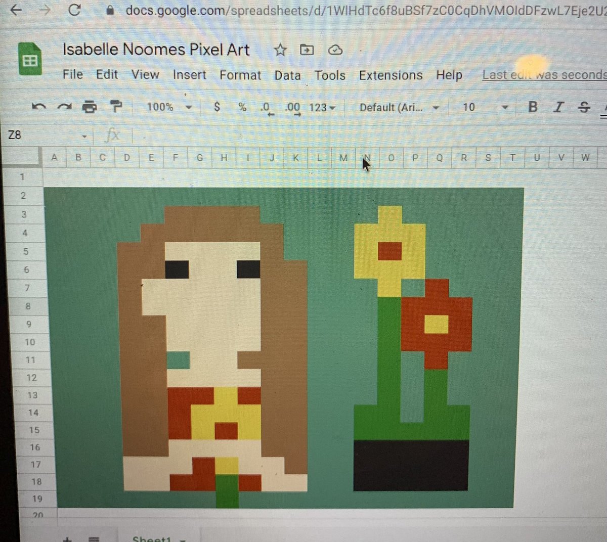 MsNoome's tweet photo. In my asynchronous session, I got to create like Kahlo, explore Italy, and grow my digital citizenship skills all from the comfort of my computer! #eci201 #ISTEstandards https://t.co/JH9L8zXtXW