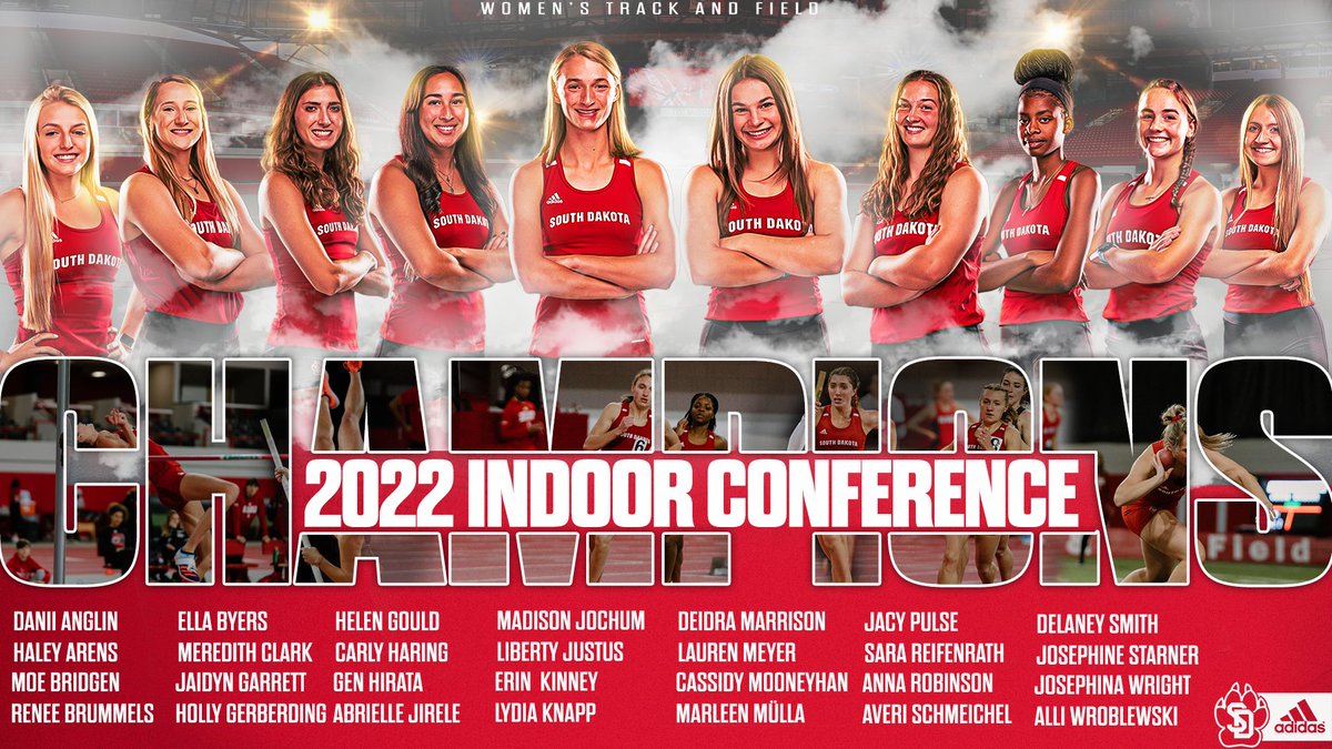 𝐌𝐚𝐤𝐢𝐧𝐠 𝐡𝐢𝐬𝐭𝐨𝐫𝐲. 🤩

Bringing home the first Summit League Indoor Track and Field Championship for the Coyote women. 🏆

#GoYotes x #WeAreSouthDakota  🐾