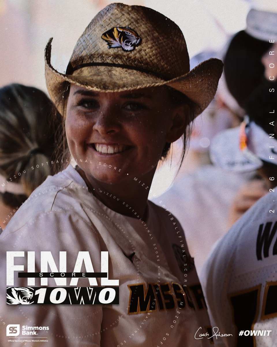 MizzouSoftball's tweet photo. Now that was fun! 

Tigers down No. 5 Washington!

#OwnIt🐯🥎 https://t.co/sChDMf0Dtt