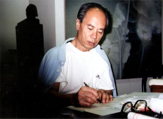 LiuGengGu's tweet photo. "Liu Geng-Gu received wide acclaim for his artwork; he is also the one of a minority of people who delved into large scale pieces of art in the pre-war and post-war period." 1/6 https://t.co/53R7w1jyL0
