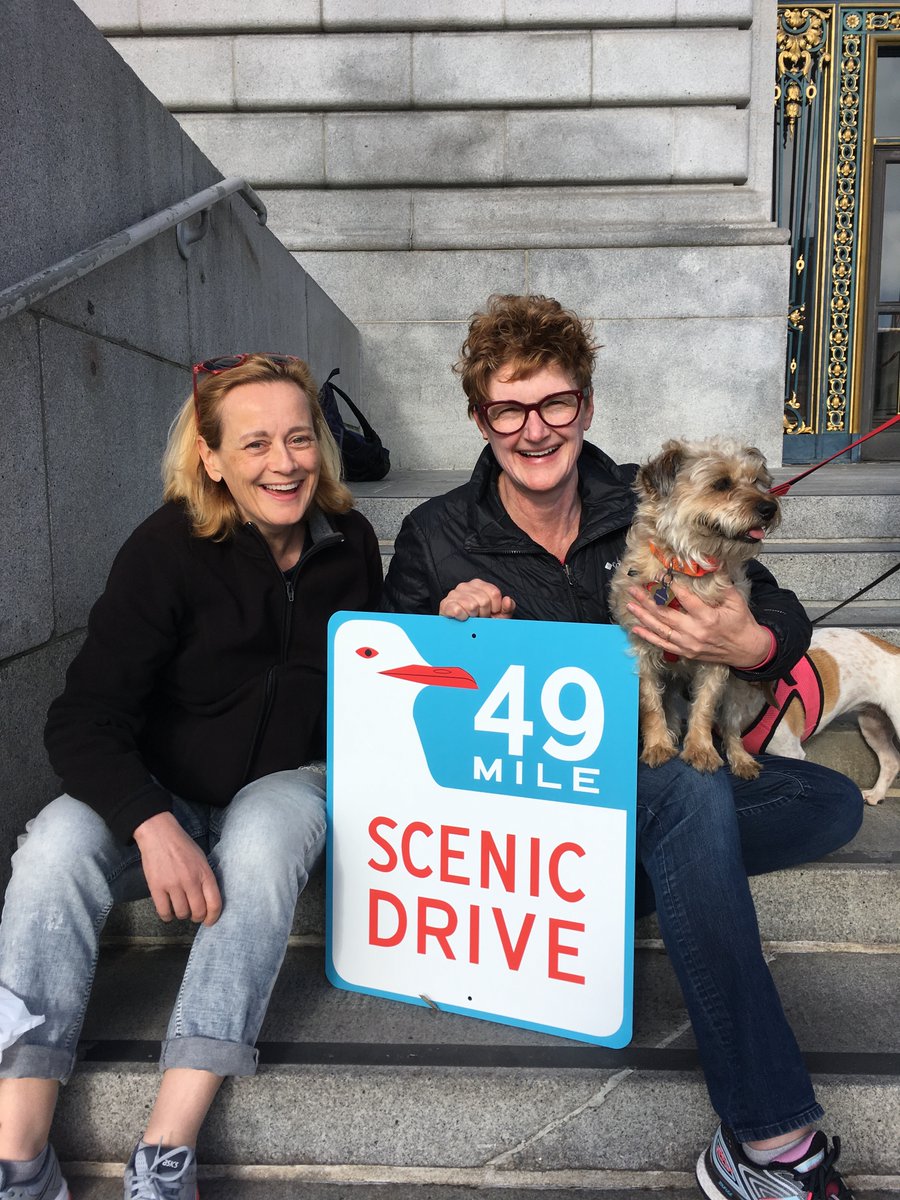 WalkSF49's tweet image. WE GOT TO MEET PENNY the #49milerescuedog (#spcamc) as she became the FIRST DOG to WALK SF’s #49mileScenicDrive (in 17 bite-sized walks!) CONGRATS, to her and her companions  Joe Squeri, Jenny Lucero and Lena (#sanfranciscospca). SF BUCKET LIST ✓
#2022goals #walkingforhealth